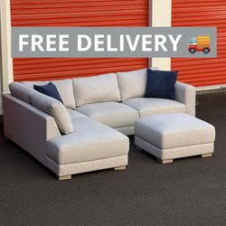 Free delivery- Like New Sectional Couch 