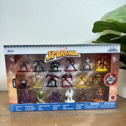 NEW Jada Set of 18 Spider-Man Nano MetalFigs Mini Die-Cast Figures Series 8
