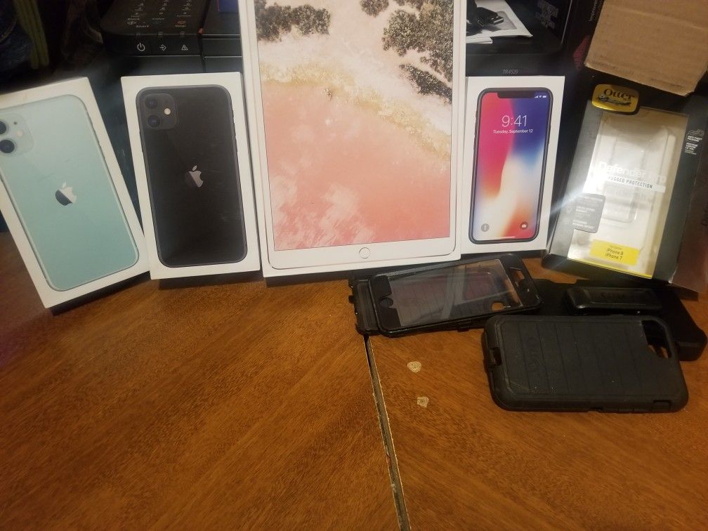 EMPTY iPhone,Ipad&Otterbox Defender BOXES ONLY