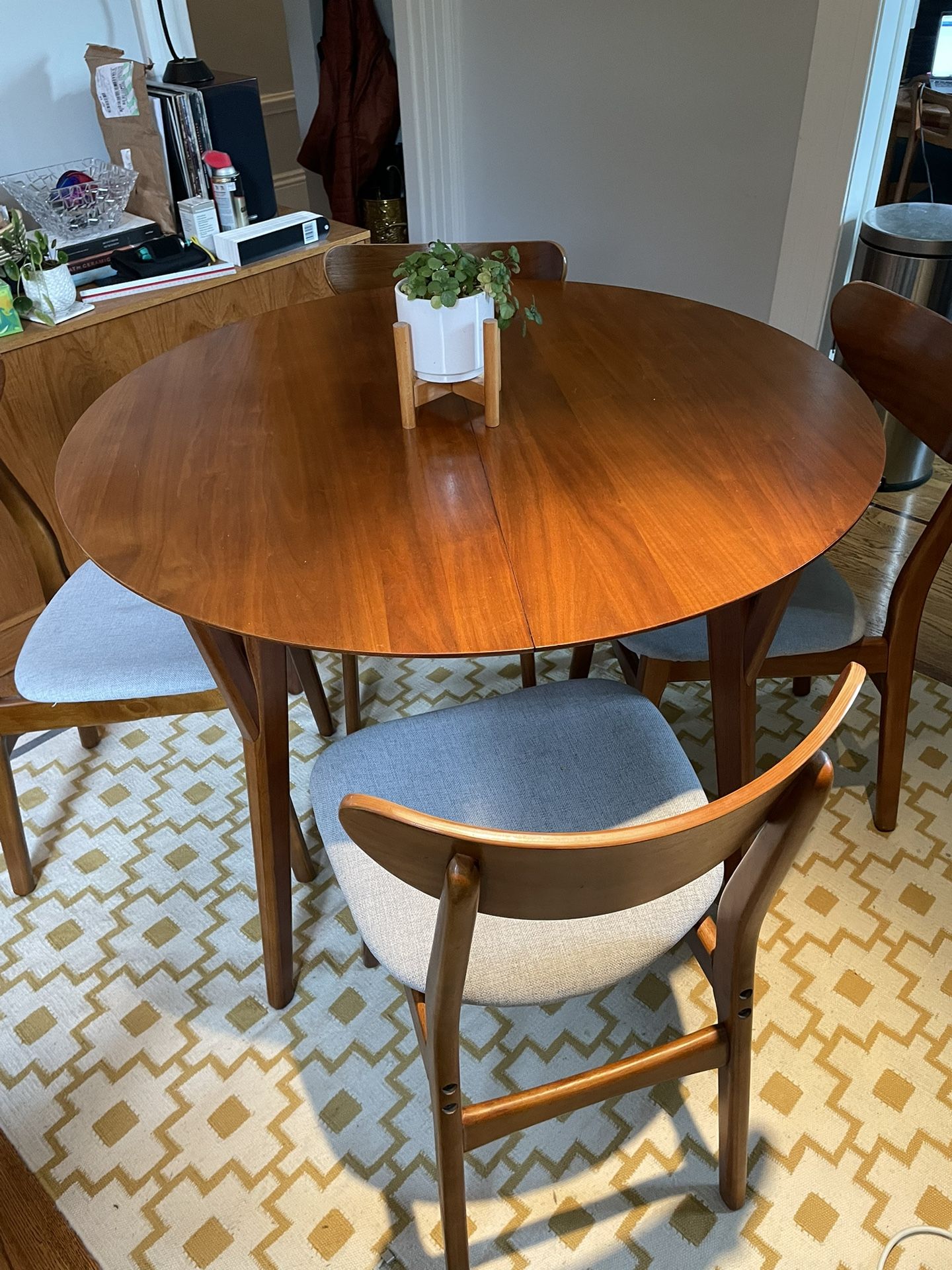 West Elm Midcentury Dining Table And Chairs