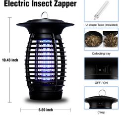 Electric Bug Zapper Indoor/Outdoor, High Powered Mosquito Zappers Killer (Bug Zapper)
