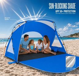 NEW BEACH TENT PORTABLE FOR 3 PERSON