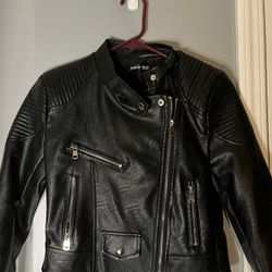 SHEIN faux Leather Jacket 