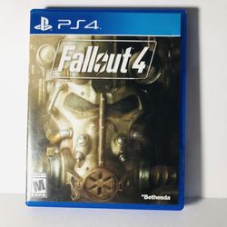 Fallout 4 Playstation 4 Complete w/ Poster & Manual