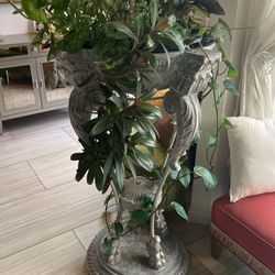 Large Ornate Planter. Iron/ Resin 
