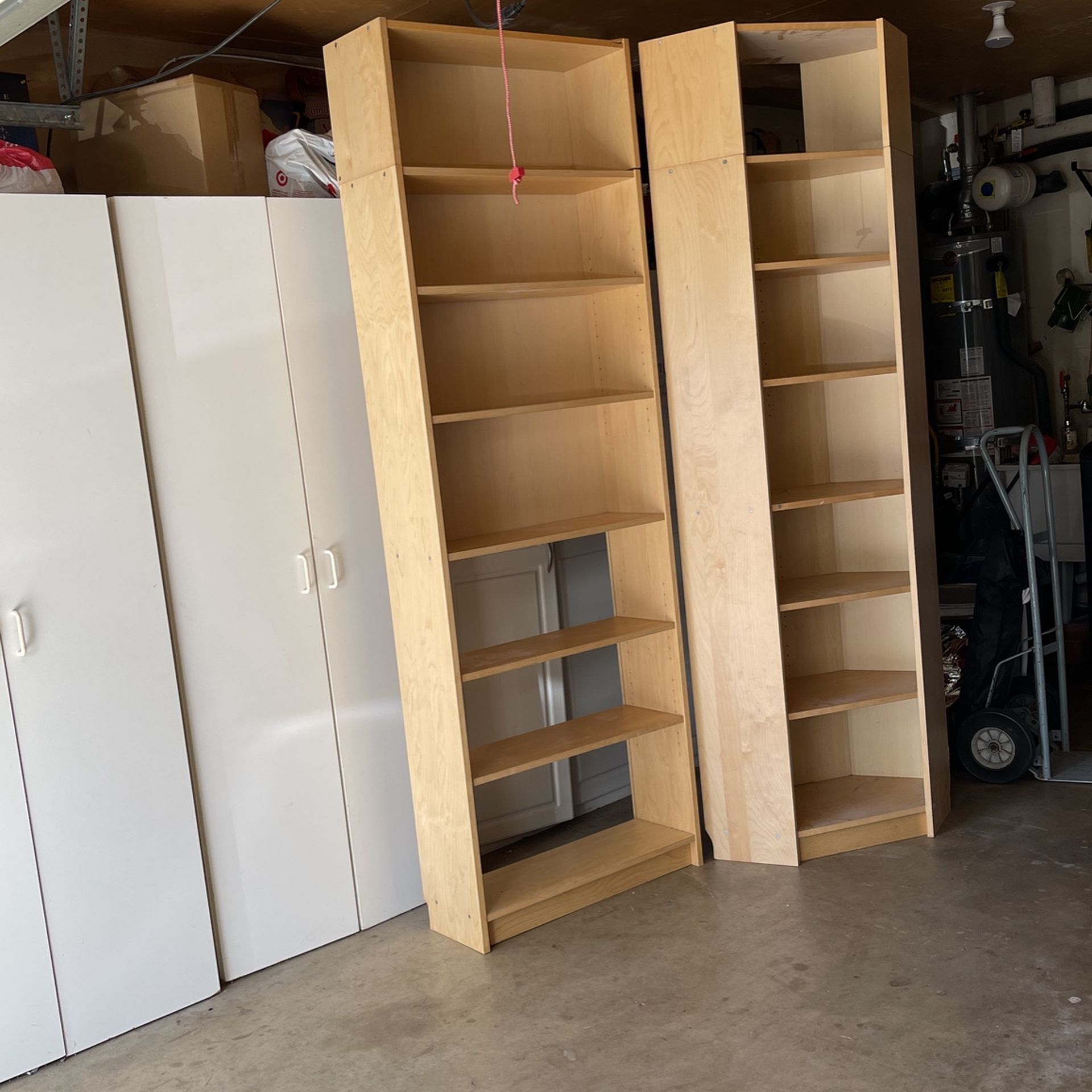 SOLID OAK SHELVES - Perfect For Walk-in Closet