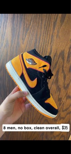 Jordan 1 mid orange 8 men