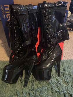 HEAVILY WORN HEELS