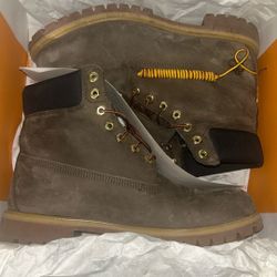 Timberland Premium Dark Brown Nubuck Boots