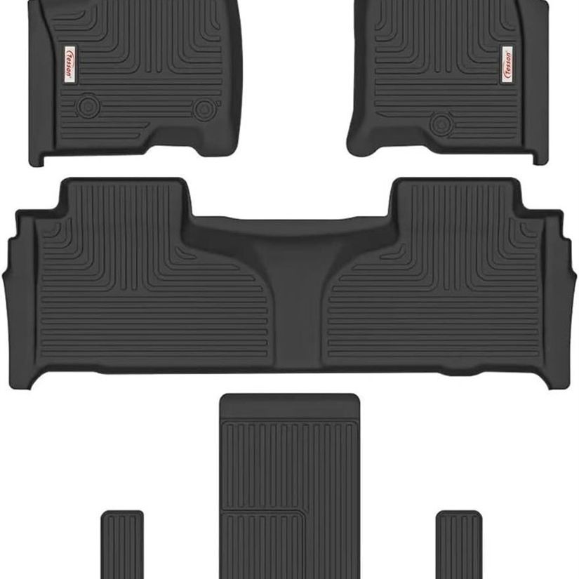 NEW 3 ROW Custom Floor Mats for 2021 - 2024 Chevy Suburban GMC Yukon Cadillac Escalade 