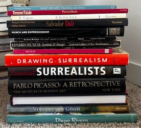 A lot of 14 art books!