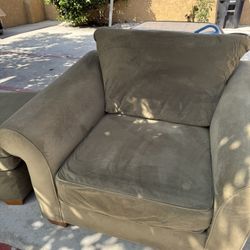 Single Sofa chair with Foot Rest 