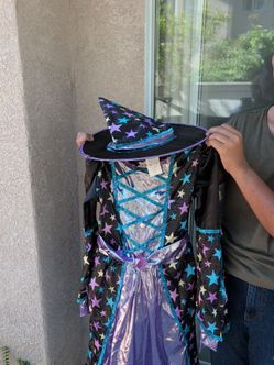 Witch Halloween outfit with hat