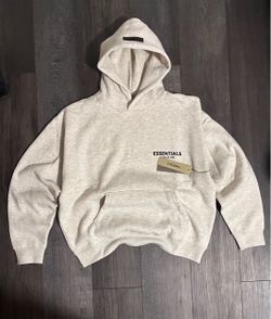 LIGHT OATMEAL  ESSENTIALS HOODIE 🤍 | $95