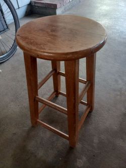 Wooden stool