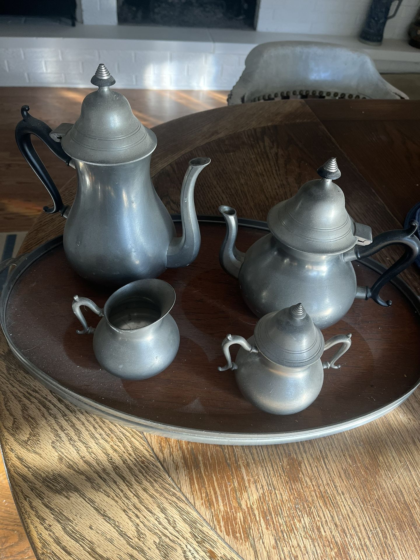 Vintage Royal Holland Pewter Tea Set