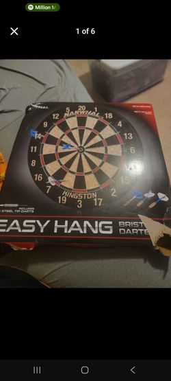 Narwhal Kingston Bristle Dartboard Set