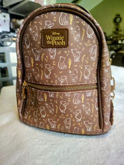 New Disney Winnie The Pooh Mini Backpack & Keychain