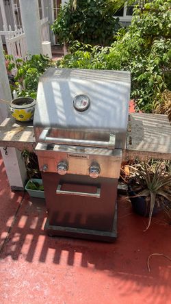 KitchenAid stainless steel dual burner grill