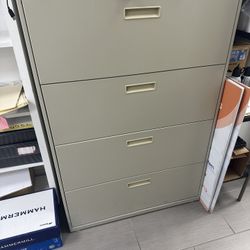 4 Drawer Large Lateral File Cabinet