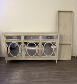 Restoration Hardware ÉLODIE WIDE CABINET & TOPPER SET (With Topper: 57"W x 18¼"D x 36"H)