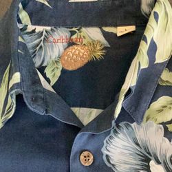 Hawaiian Silk Shirt L