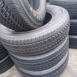 SEMI NEW FOUR TIRES 245/70/17/ $330 / GOODYEAR ALSO WE HAVE NEW TIRES ON ESPECIAL PRICES