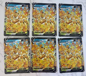 Pokémon pikachu V union Jumbo Cards NM (6 total)