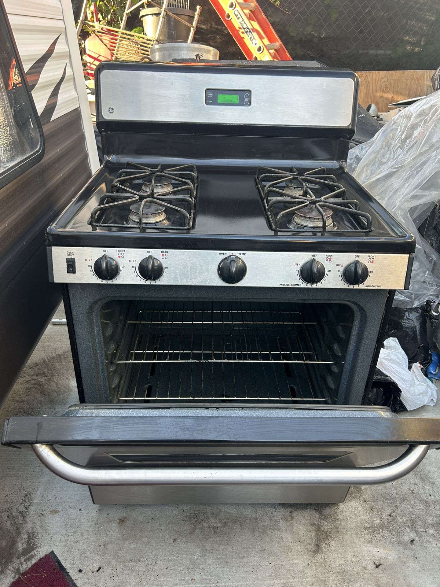 Stainless Steel General Electric Stove