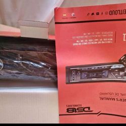 DS18 Audio SDX1M Single Din Head Unit Digital Media Receiver Mechless Player