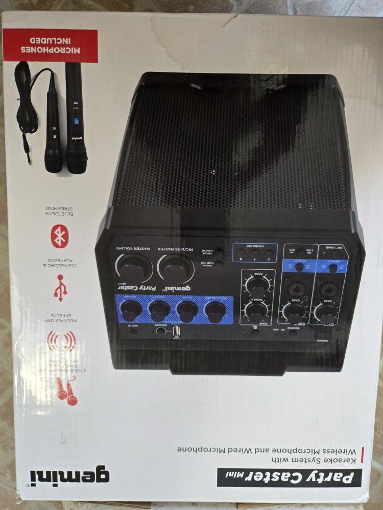 Karaoke Machine - Gemini Party Caster