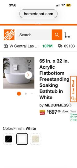 Stand alone bathtub