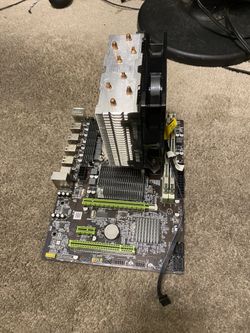 Xeon With Motherboard And Cpu And Cooler