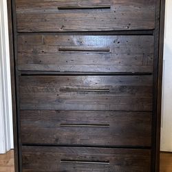  5-Drawer Chest – Chestnut Brown