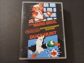 NES SUPER MARIO BROS. AND DUCK HUNT GAME IN CUSTOM CASE