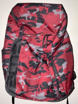 Rare red camo print nike elite bag v1