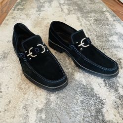 Donald J Pliner Dacio Men’s suede slip-on loafer. 10M