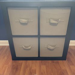 Dark Brown Storage Unit