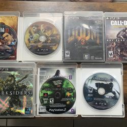 Resident Evil 5 Gold Edition Mafia 2 Doom 3 BFG Edition  Doom 1 & 2 Call Of Duty Advanced Warfare Day Darksiders 1 & 2 Twisted Metal Head On 