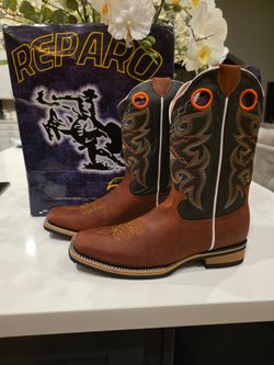 🤠 Reparo Men's Western Boots Size 11 🤠