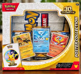 Pokémon 30th Celebration Poster Collection NEW SEALED 🔥