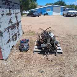 Complete Chevy 350 Motor 4x4 Transmission With Transfer Case Plug And Go 3,000Miles