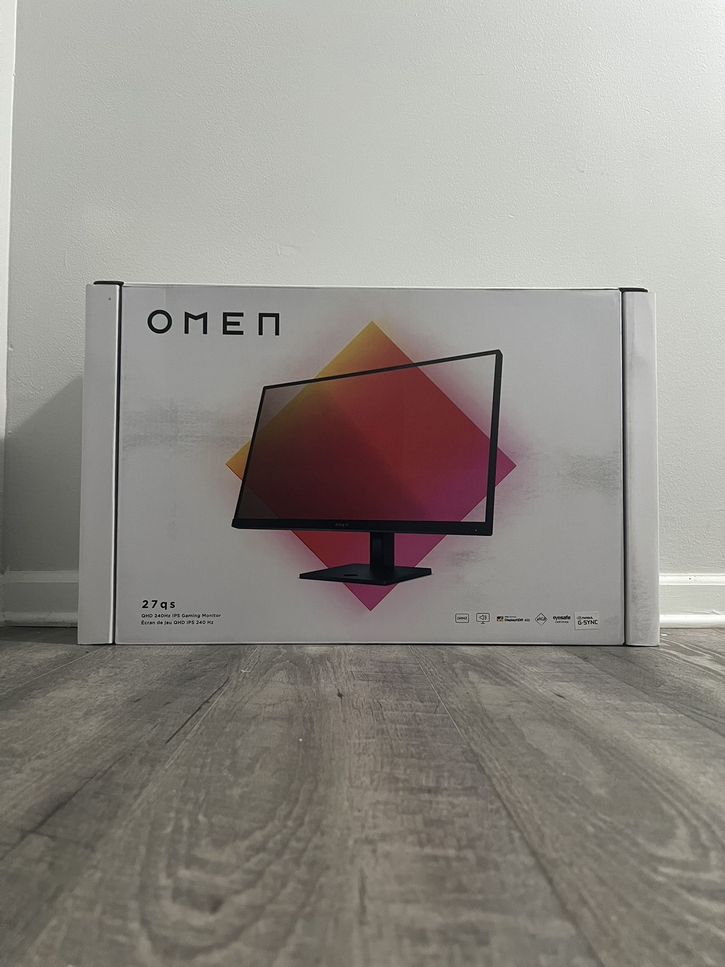 HP Omen 27qs Monitor QHD 240hz