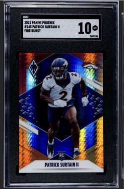2021 Panini Phoenix - Rookie Patrick Surtain II #145 Fire Burst (SGC 10)