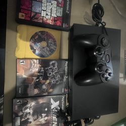 Ps2 Fat W Games And Control 