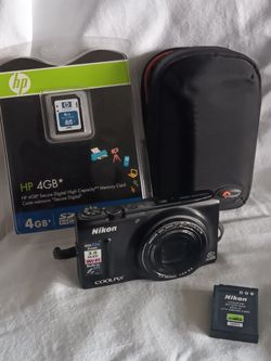 Nikon Coolpix S9500 Black 18.1MP Compact Digital Camera WiFi GPS 22x Zoom Japan