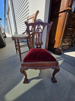 antique  chair dining  room