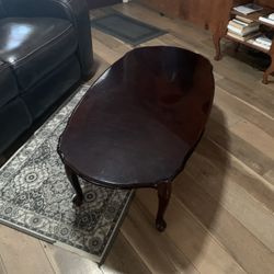 1 end table and a coffee table