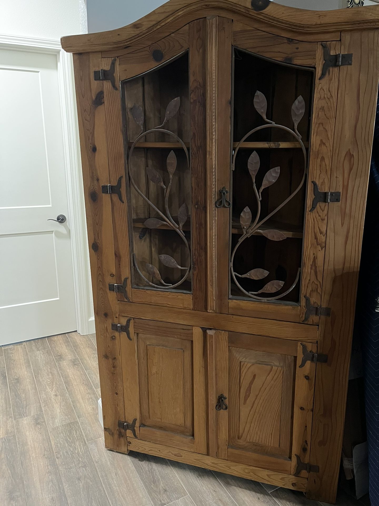 Corner Wooded Shelf -Real Wood