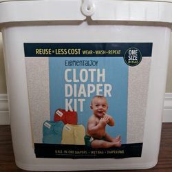 New cloth diapers kit